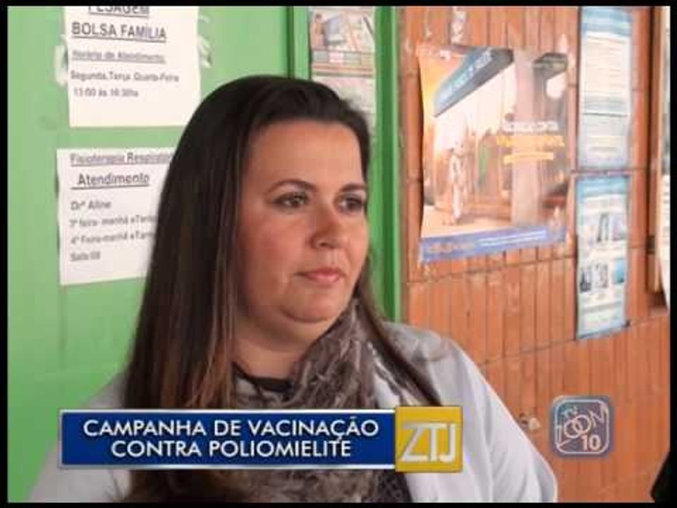 14-08-2015 - VACINAÇÃO CONTRA A PARALISIA INFANTIL - ZOOM TV JORNAL
