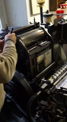 book cover printing on letterpress