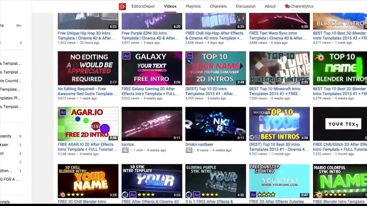 Spirals Blender Intro Template - FREE DOWNLOAD 2016