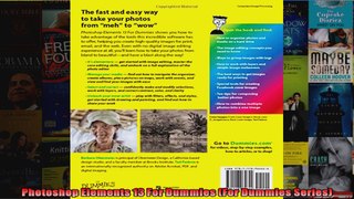 Photoshop Elements 13 For Dummies For Dummies Series