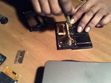 how to take apart HTC touchpro and remove digitizer from LCD part 3