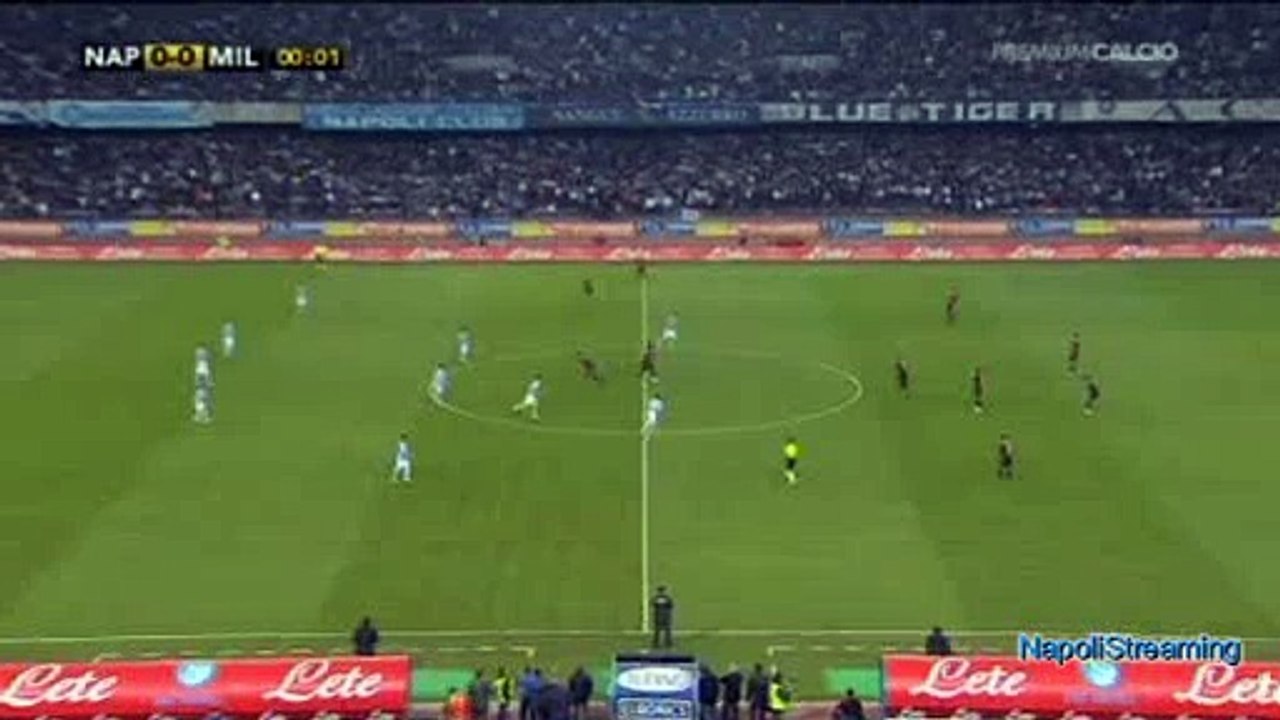 Napoli-Milan 2-2 i GOL con la telecronaca di Auriemma