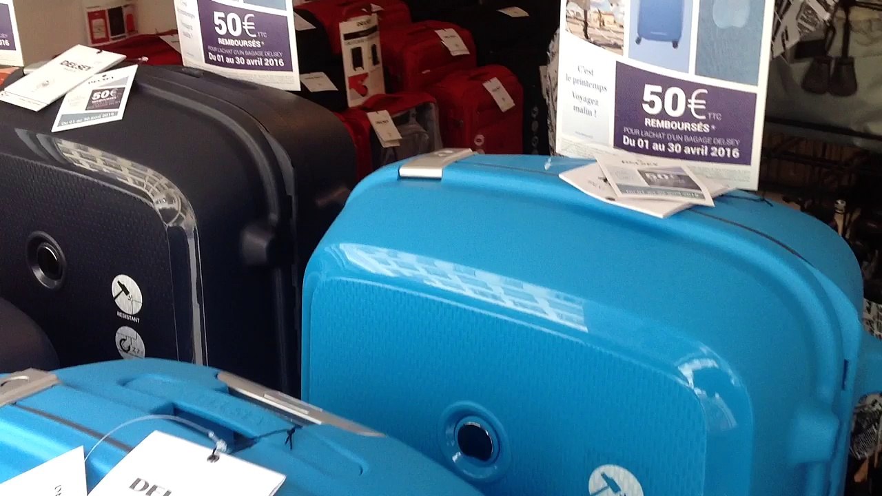 Offre promo promotion delsey 50€ offerts pour l'achat d une valise trolley delsey sur www.scaleboutik.com