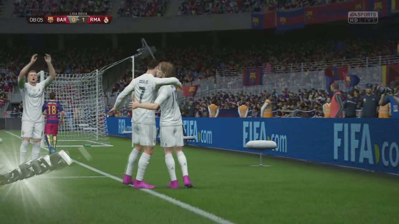 Foot - ESP - Jeux vidéos : FIFA 16 annonce une victoire du Real Madrid lors du Clasico