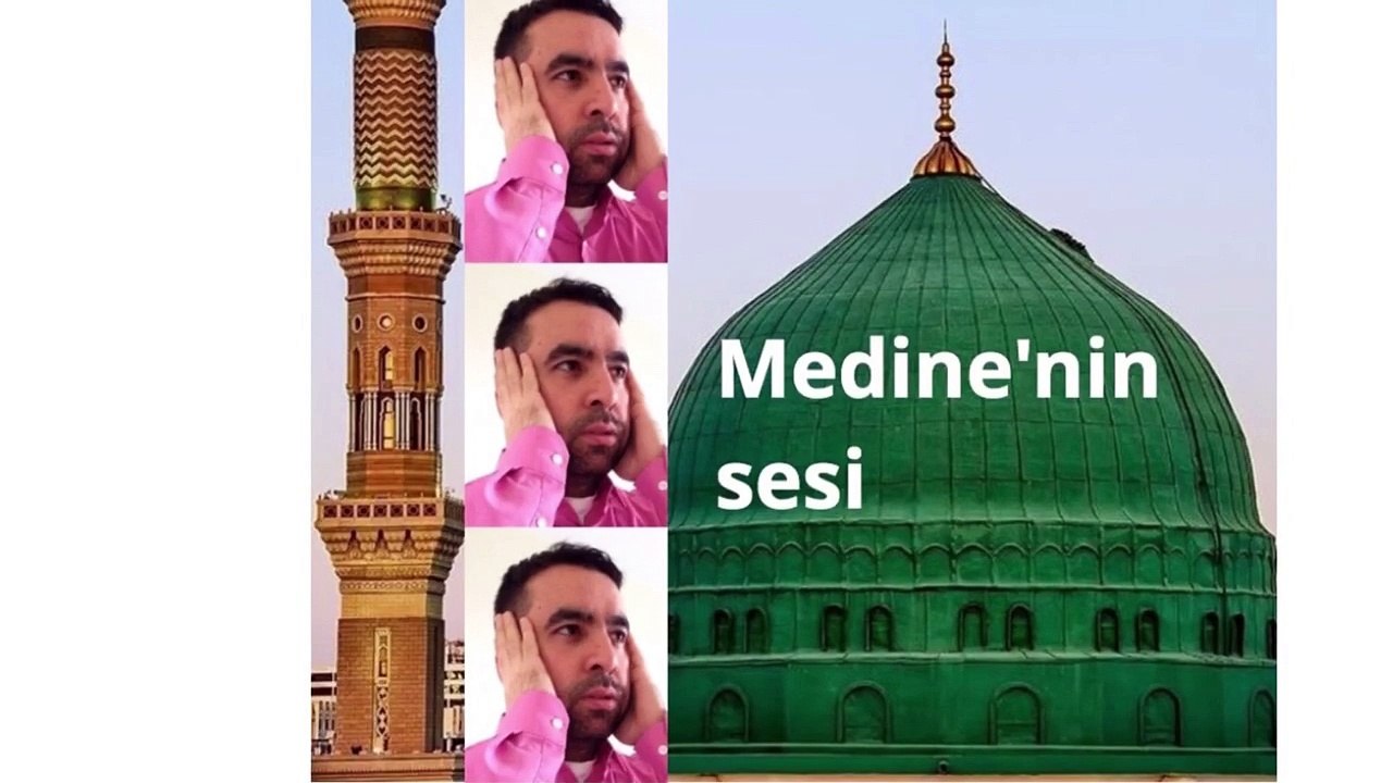Metin Demirtaş. Medine ikindi ezanı. Müezzinin o tatlı yanık sesi cemaatı çoşturuyor. Adhan Madinah.
