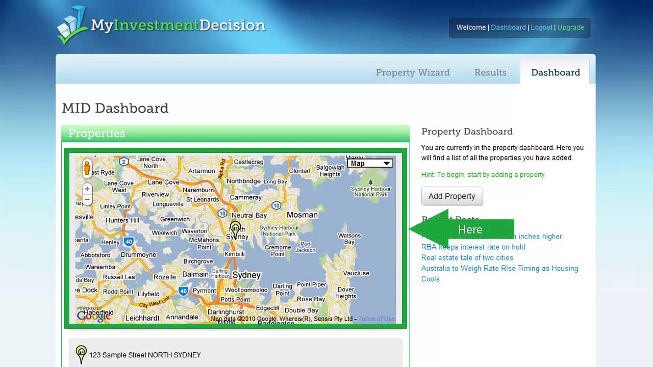 My Investment Decision Investment Property Analysis Tool