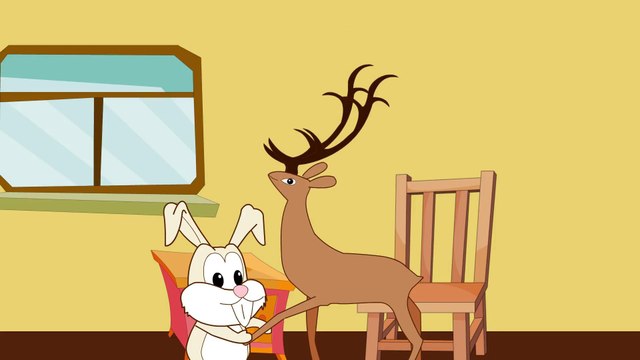 Dans sa maison un grand cerf - Chansons enfantines