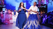 Sonakshi Sinha walked the ramp for Anita Dongre | lakme 2016