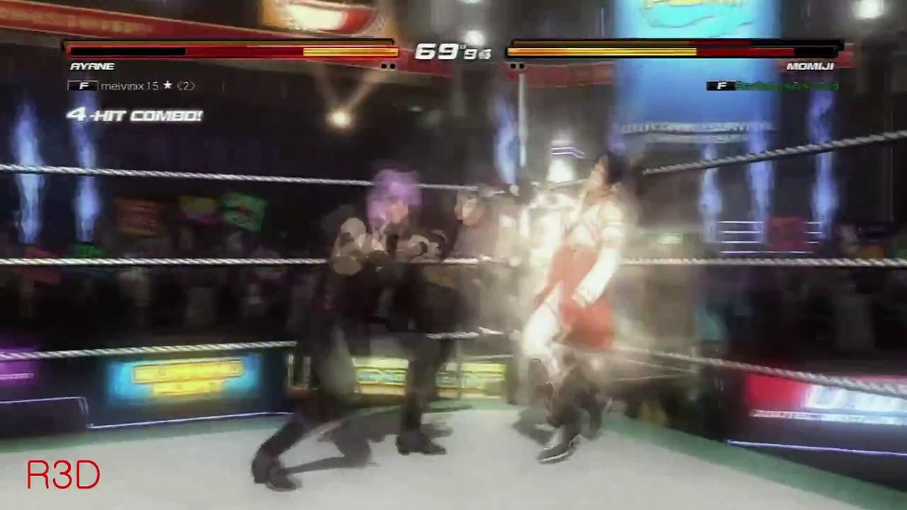 Dead or Alive 5: Ultimate - Online Tag Fight - "Momiji & Kasumi Vs. Ayane & Hitomi" {Full 1080p HD}