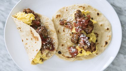How to Make Sausage and Egg Breakfast Tacos