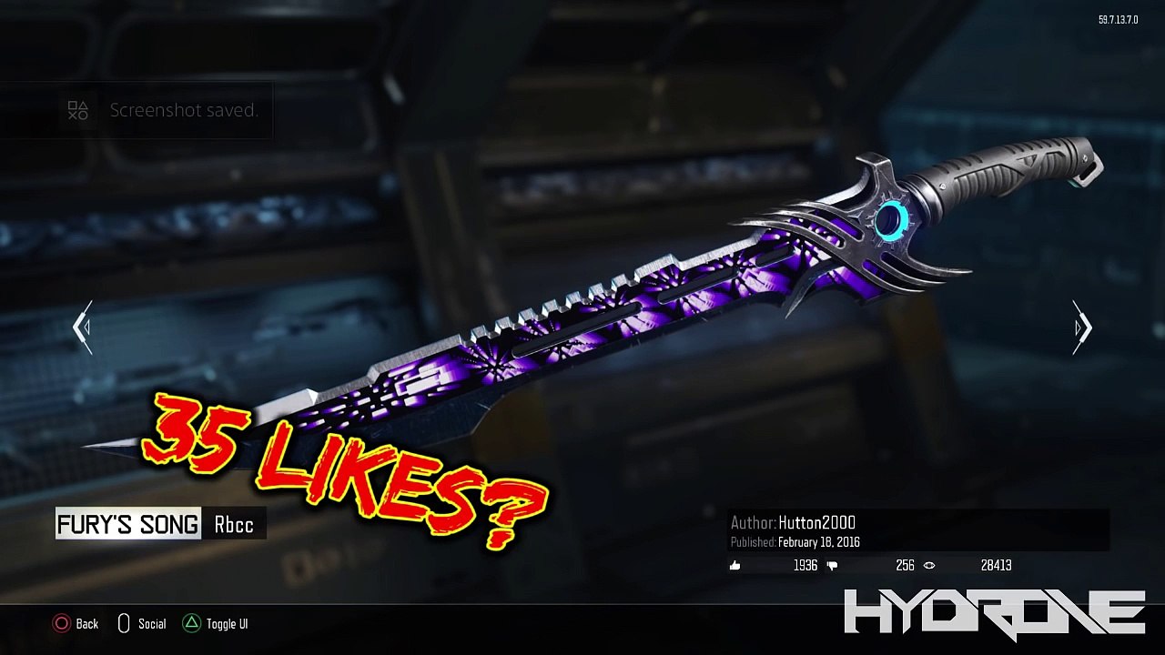 TOP 5 PAINTJOB CAMOS #3! "FURY'S SONG ONLY!" - CALL OF DUTY BLACK OPS 3 PAINTJOB CAMOS - HYDRONE