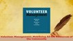 Download  Volunteer Management Mobilizing All the Resources of the Community Ebook