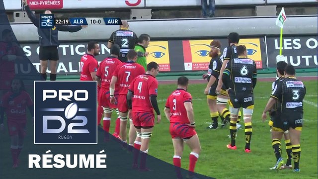 PRO D2 - Résumé Albi-Aurillac: 30-17 - J24 - Saison 2015/2016