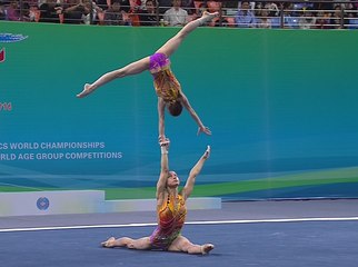 Gym Acrobatique - Ch Monde - Victoire Russie (duo féminin)