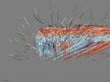 [openFrameworks] Tracing Particles 02