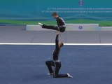 Gymnastique Acrobatique - Ch Monde -Victoire Russie (duo masculin)
