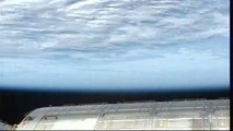 skyfader Cigar UFO alien mothership as an orbiting the Earth 2011-11-30-01h27m14s NASA ISS