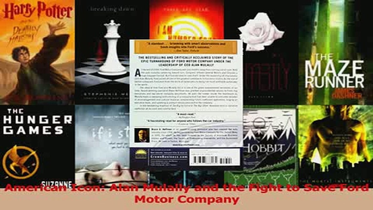 Read  American Icon Alan Mulally and the Fight to Save Ford Motor Company Ebook Free