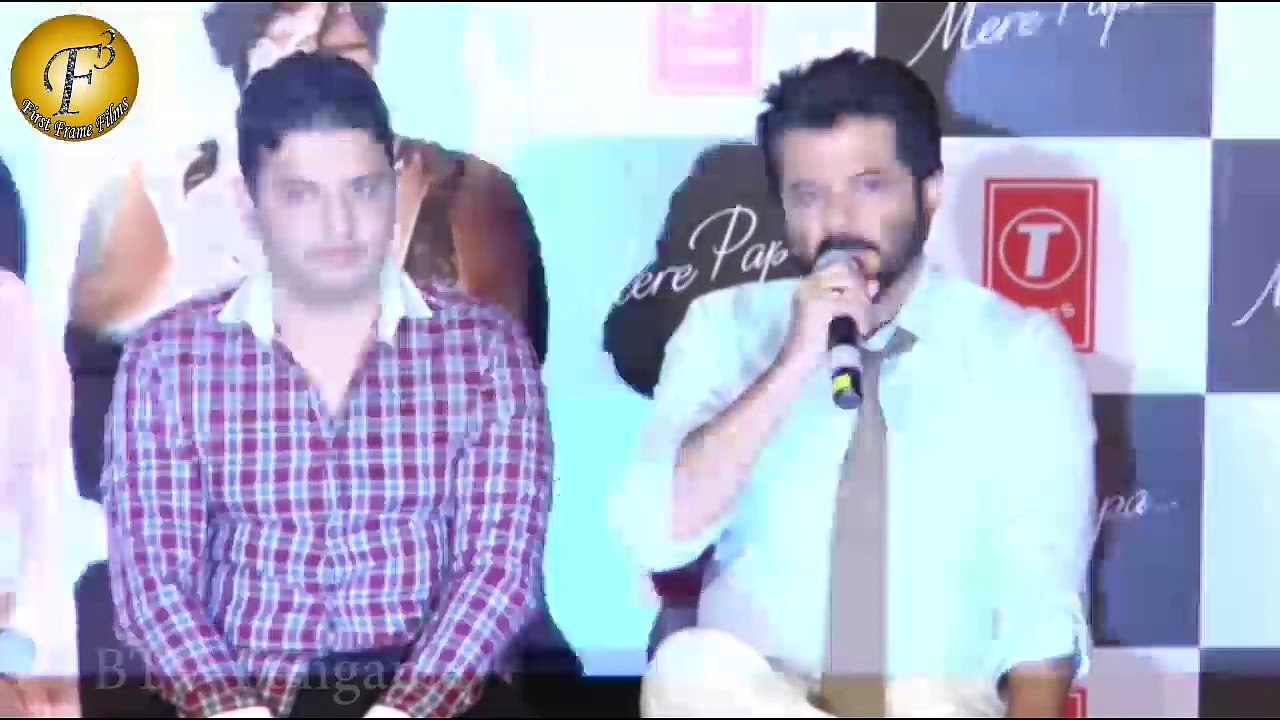 FATHER-DAUGHTER DUO OF ANIL AND SONAM KAPOOR  LAUNCH 'MERE PAPA' VIDEO