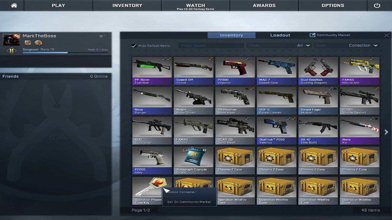 CS:GO Case Opening