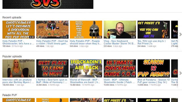 Holy Paladin PVP - New youtube laytout