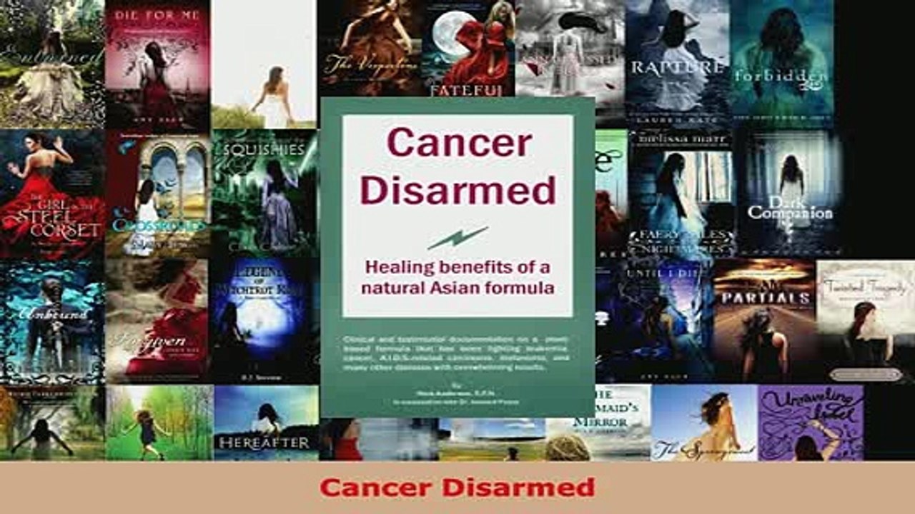 PDF  Cancer Disarmed Read Online