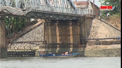 Ngày 27-3 sẽ trục vớt cầu Ghềnh bị sập