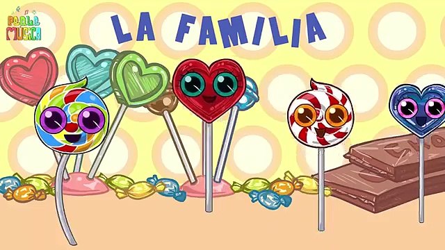 La Familia Dedo Piruletas de Colores (Finger Family) | Canciones infantiles en Español