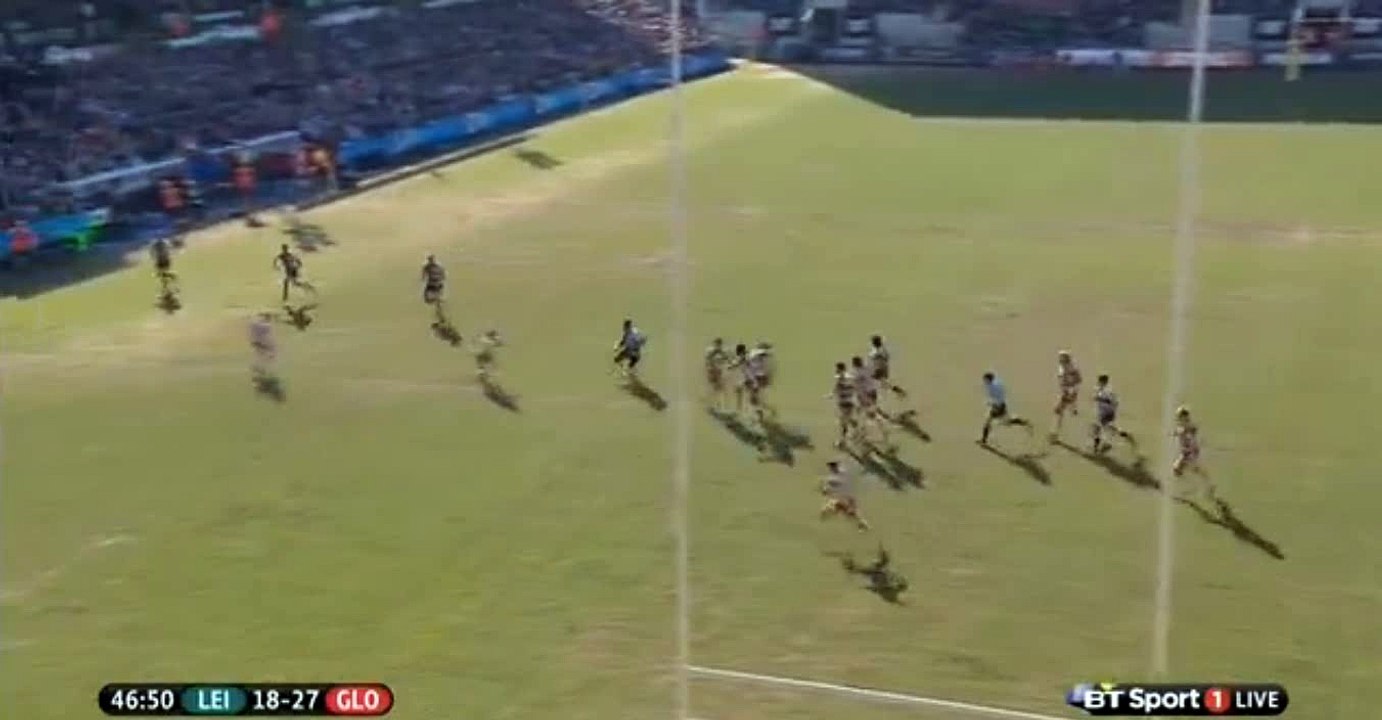 Tuilagi try vs gloucester