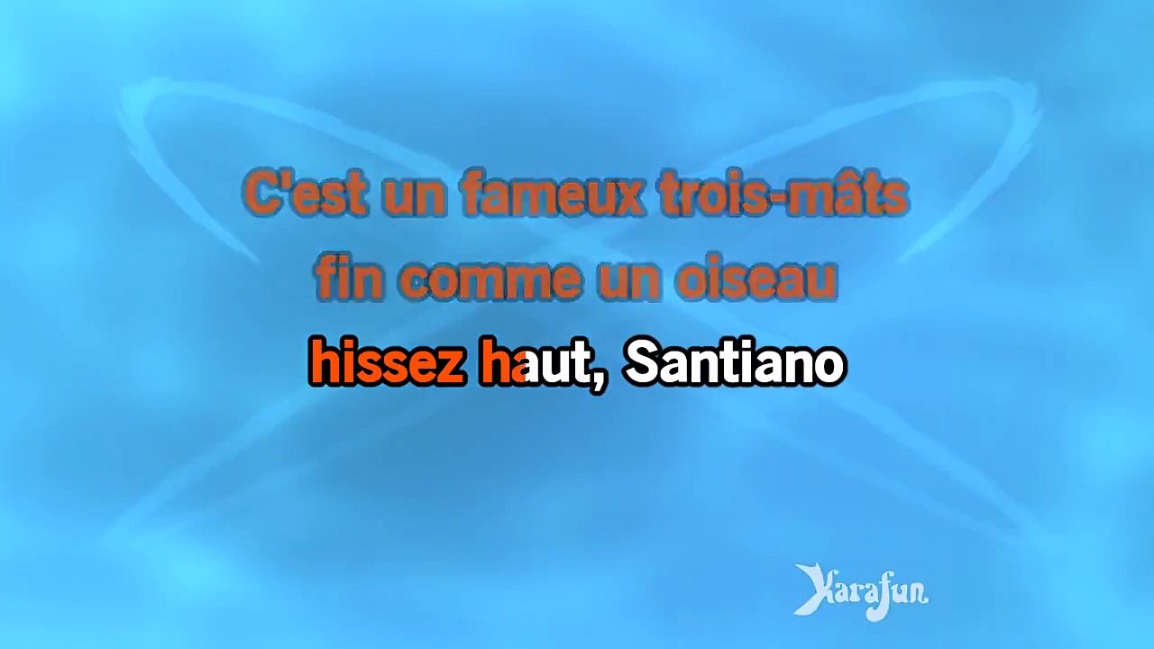 Karaoké Santiano - Star Academy *