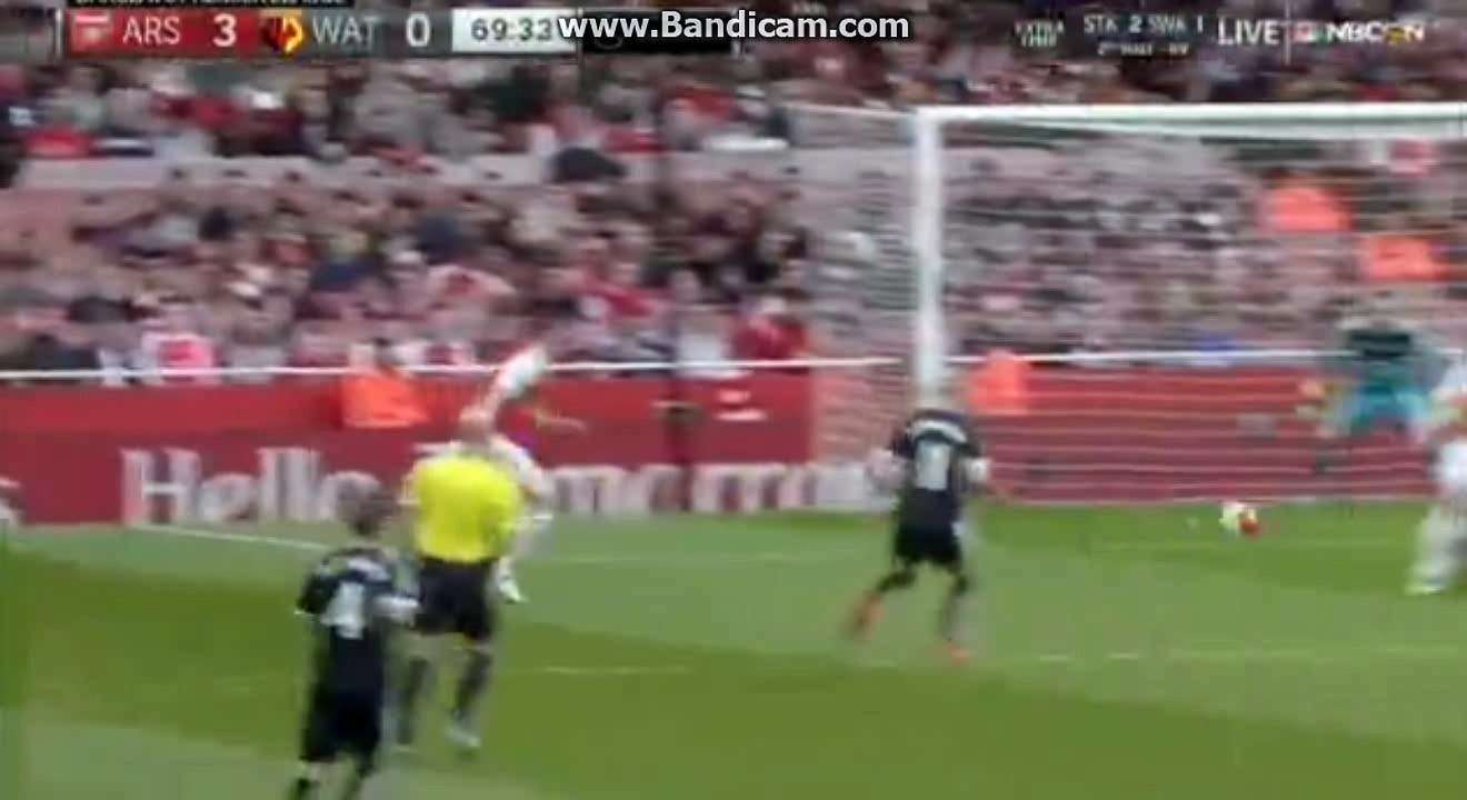 What a Save D.Ospina Arsenal - Watfort 3 - 0    02/04/2016