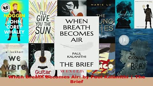PDF When Breath Becomes Air by Paul Kalanithi The Brief Download Online