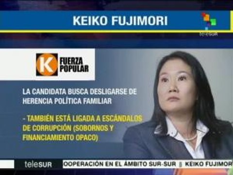 Perú: encuestas continúan dando como favorita a Keiko Fujimori