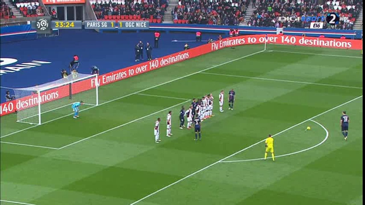 Zlatan Ibrahimovic Goal HD - PSG 2-1 Nice - 02-04-2016