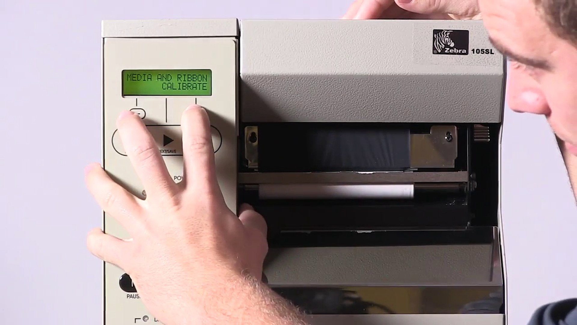 zebra 105sl calibration
