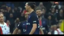 PSG vs Nice 2-1 Zlatan Ibrahimovic Free kick Goal  02-04-2016 HD