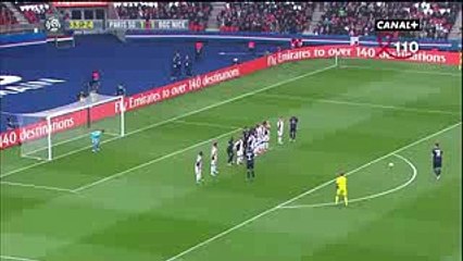 Zlatan Ibrahimovic AMAZING FREE KICK - PSG vs Nice