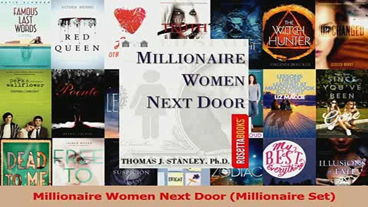 Read  Millionaire Women Next Door Millionaire Set Ebook Free