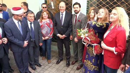 BUYUKELCI URAS ISKECE DE MUFTU METE VE ITB ZIYARETI