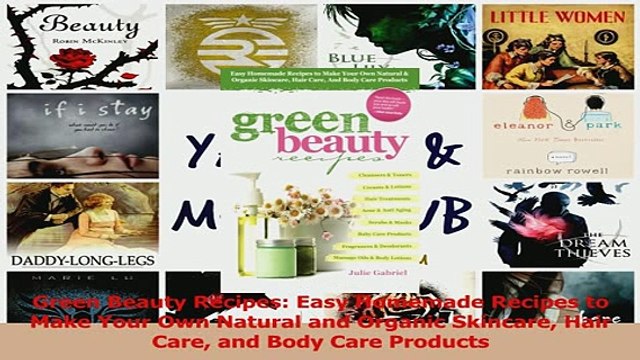 Download Green Beauty Recipes Easy Homemade Recipes to Make Your Own Natural and Organic Skincare Ebook Online