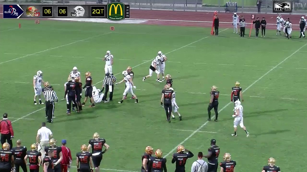 Elite - 6ème Journée - Argonautes vs Black Panthers - championnat de France de Football Américain