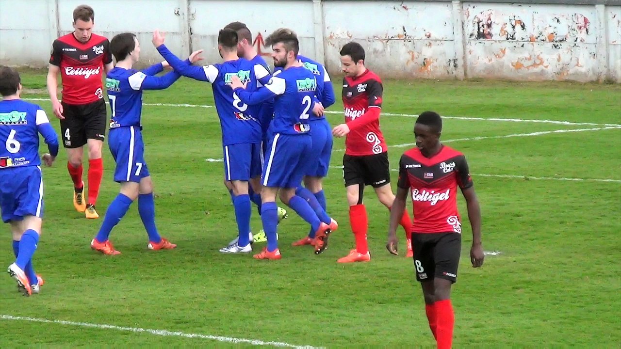 CFA2 /  EAG-CHANGÉ (3-1), Les buts et la réaction de Coco Michel