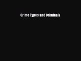 Download Crime Types and Criminals  Read Online