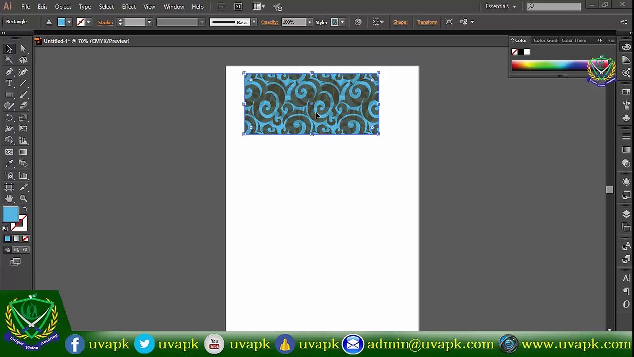 Lecture 9 how to use shapes tool in adobe Illustrator In Hindi Urdu