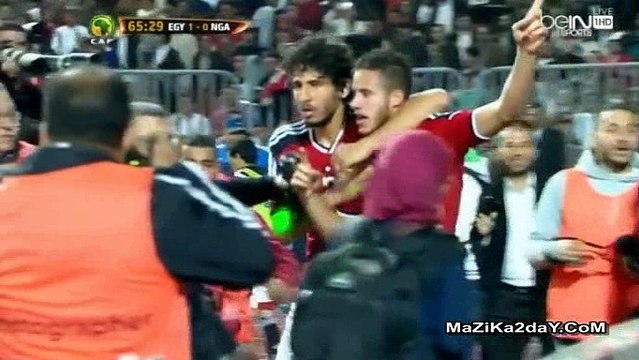 هدف مباراه مصر ونيجيريا بتعليق علي محمد علي في اياب تصفيات كأس أمم أفريقيا 2016