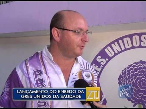 10-07-2015 - LANÇAMENTO DO ENREDO DA UNIDOS DA SAUDADE - ZOOM TV JORNAL