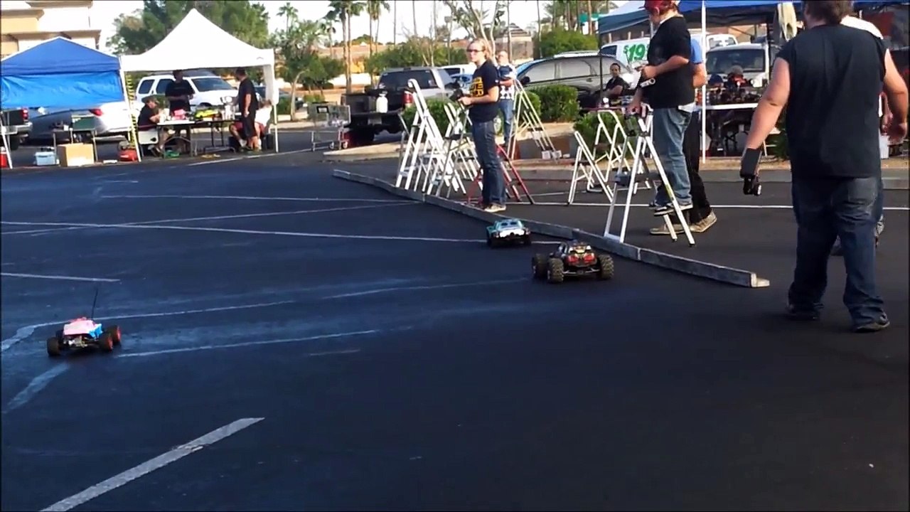 EVILROCK RACING AT HOBBY TOWN USA'S RACE TRACK
