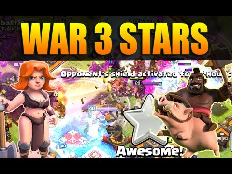 Clash of Clans ♦ HOGs Level 6 And VALK 5 Attack ♦ 3 Stars Town hall 10 Th10 War Base!