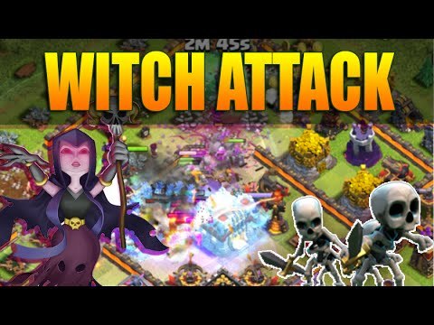 3 Star war attack strategy|Clear popular Town hall 11-TH11 max war base by witch lv3#2