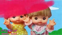メルちゃん ネネちゃん あわ お風呂 水遊び おもちゃ アニメ animekids アニメきっず animatoin BabyDoll Mellchan Bath Toy